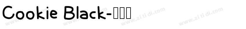 Cookie Black字体转换